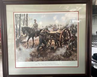 Civil War - Bronze Guns and Iron Men by Don Troiani Print Number 702/950 -signed by artist - certificate provided