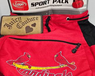 St. Louis Cardinals Drawstring Bag New
Juicy Couture Zip Wallet