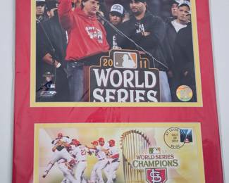 St. Louis Cardinals Matted Photo & Envelope