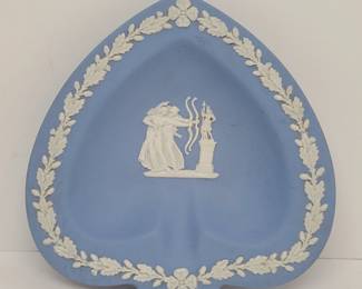 Wedgwood Blue Jasperware Club Ashtray