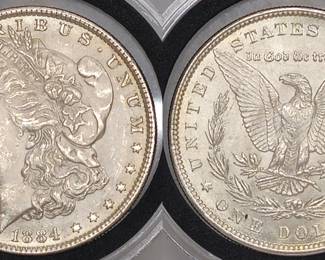 1884 Morgan Silver Dollar 