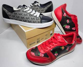 Michael Kors Shoes Size 10M & Coach Red Floral Shoes Size 7W
