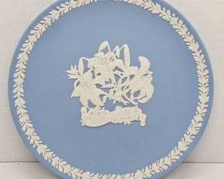 Wedgwood Blue Jasperware Mother 1988 Plate