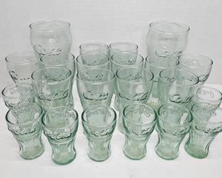 *Coca Cola 22-Piece Glasses set