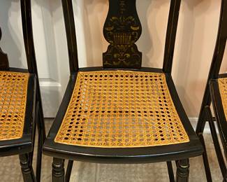 BUY IT NOW!$80 each. Antique Hitchcock style chairs 