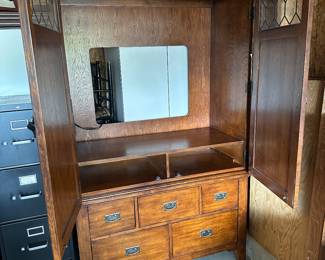 BUY IT NOW!$100 Solid Wood Media Cabinet