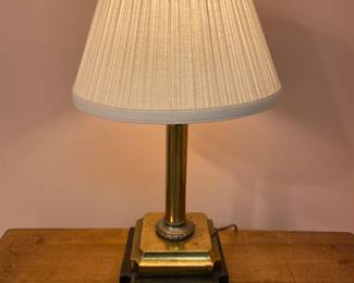 Brass table lamp