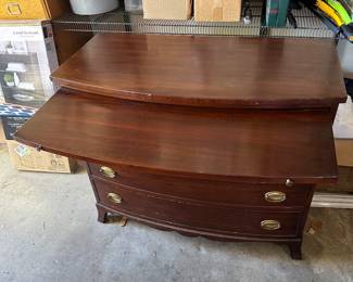 BUY IT NOW!$350. Williams Kimp - English Bowfront Mahogany Dresser  