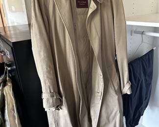 Jos A Bank trench coat