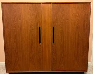 BUY IT NOW!$1300. Vintage MCM Teak Gentleman's Chest Armoire by Westnofa