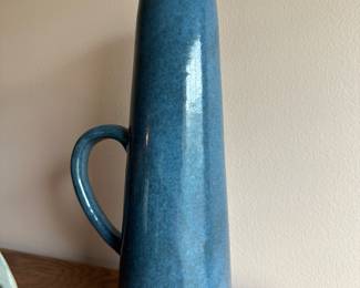 Signed pottery pitcher 
