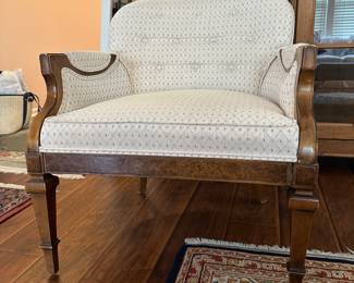 BUY IT NOW!$100. Vintage upholstered arm chair 