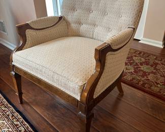 BUY IT NOW!$80. Vintage upholstered arm chair (as is)