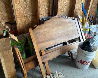 Twin bed head and foot board