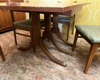 55 Vintage Basic Witz Drop Leaf Table Basemin