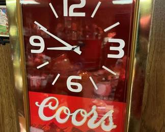 55 Vintage Coors Wall Clockmin