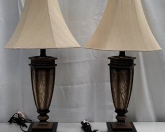 Pair of 35" Table Lamps