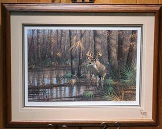 Michael Sieve Bayou Buck Signed Artist's Proof