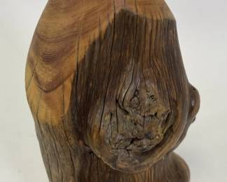 Handcrafted Knotty Wood Candle Holder