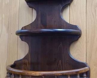 Ethan Allen 3-Tier Wall Mount Display Shelf