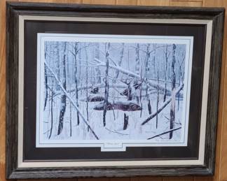 Charles Denault Whisper Quiet Signed Deer Print