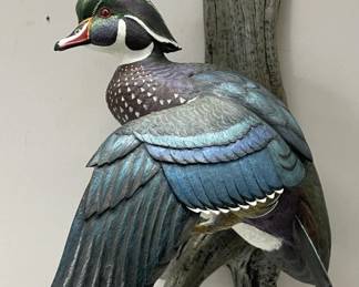 Loon Lake Decoy Company Wood Duck Wall Decoy