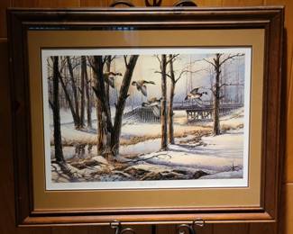 Terry Redlin Signed April Snow Print 854/960