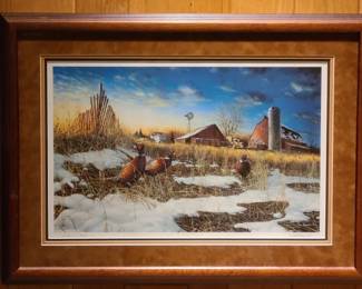 1992 Jim Hansel Signed Quail LE Print 6209/10000