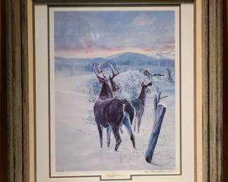 Denault Artist Proof 8/55AP "Twilight Visitors"