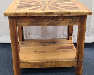 Rustic End Table