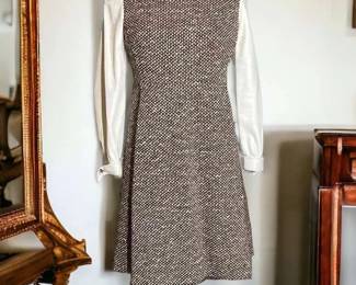 Wool And Leather Dress