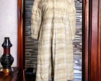 Schneider Bro Tourmaline Full Length Mink Coat