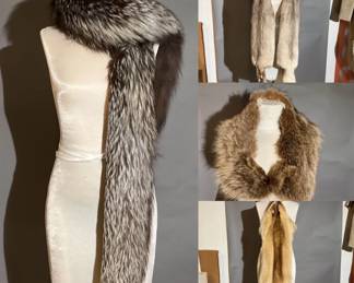 Fur Skins, Tails And Collars