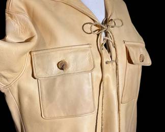 Leather Western Inspired Pullover