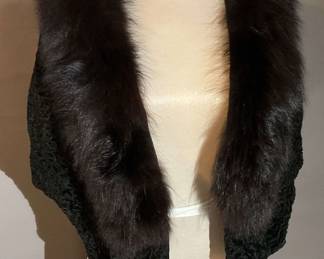 Stunning Persian Broadtail Karakul Lambs Woolfleece Cape