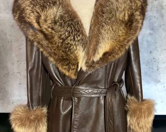 Keira Leather Fashions Trench From Nordstrom