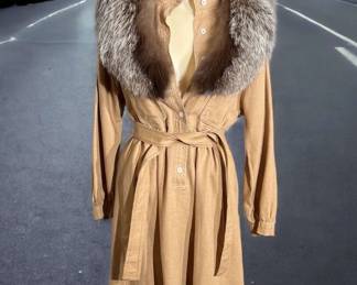 Vintage Cotton Shirt Dress