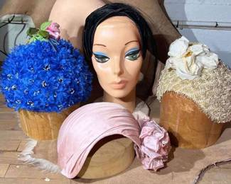 Michael Terre Vintage Cloche Other Casque Style Hats