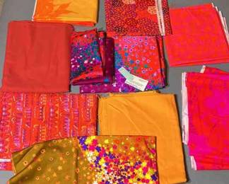 De Laage Silk Other Colorful  Bold Fabric