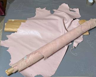 Pink Cabretta Leather Skins