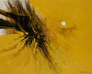 2043
Patrick Ryan
1934-2006
"Icarus Flight"
Oil on canvas
Signed lower right: Patrick Ryan
48" H x 60" W
Estimate: $800 - $1,200