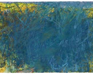 2154
20th Century Abstract Style
Untitled, 1997
Watercolor on paper
Signed indistinctly and dated in pencil in the lower edge, left of center
Image/Sheet: 26.5" H x 40" W
Estimate: $500 - $700