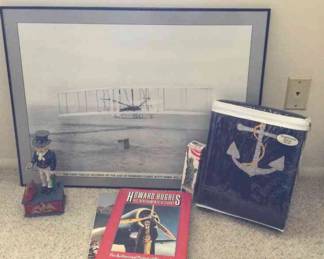 Cast Iron Bank, Navy Blanket And More