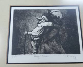 lithograph by Charles Bragg 