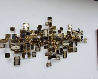 mid-century wall sculpture by Curtis Jere