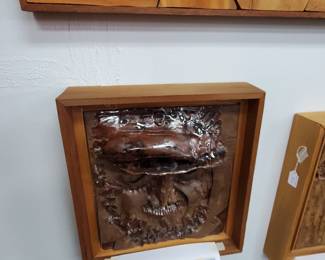 mid-century modern cubist design ceramic art by listed artist Harold Nosti