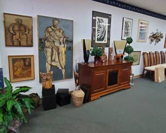 3 works of art by known listed Florida artist Harrison Wall Covington 