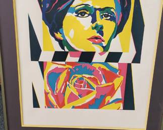 Artist Testa Secca titled "Rose, rose"