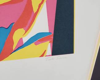 Artist Testa Secca titled "Rose, rose"