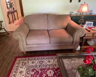 Upholstered loveseat